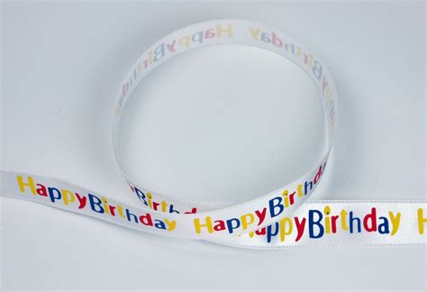happy birthday ribbon wantscrap