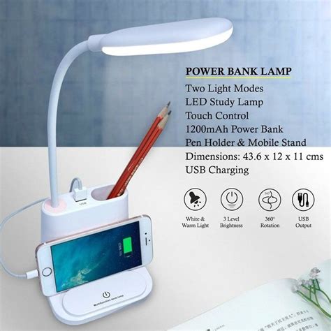 led promotional table lamp study lamp desk lamp  cool daylight  rs piece