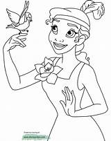 Coloring Tiana Disneyclips Princess Pages Frog Disney Dressed Naveen Funstuff Pretty sketch template