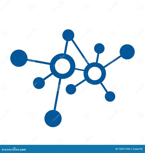 digital network connection icon  vector logo stock vector illustration  icon chain