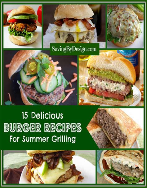 15 delicious burger recipes for summer