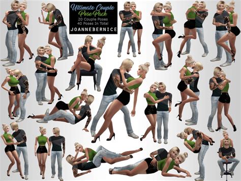 Sims 4 Cc S The Best The Ultimate Couple Posepack By