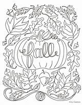 Mandala Coloring Autumn Pages Getcolorings Printable sketch template