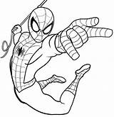 Spiderman Coloriage Pages Spider Mewarnai Pintar Aranha Verse Colorear24 Imprimé Tienes Roanna sketch template