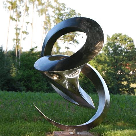 garten skulptur aus edelstahl cm mit einzigartigem design
