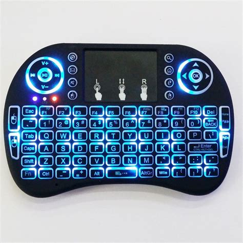 With Backlight Mini Wireless Keyboard For Smart Tv Pc Android Tv Ebay