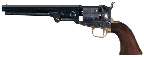 colt  navy revolver  percussion rock island auction