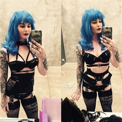 tattoo model claims she is world s sexiest truck driver daily mail online