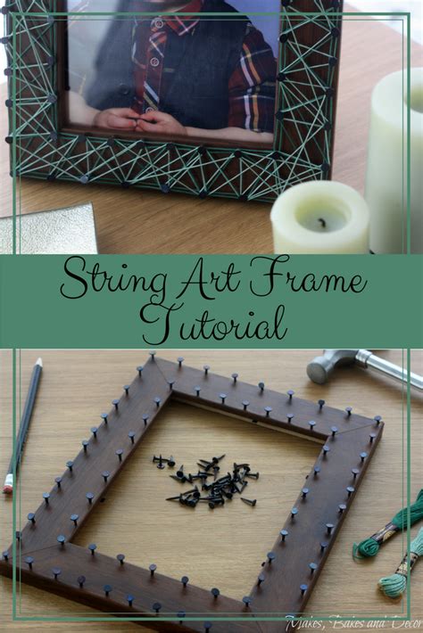 String Art Frame Tutorial Makes Bakes And Decor