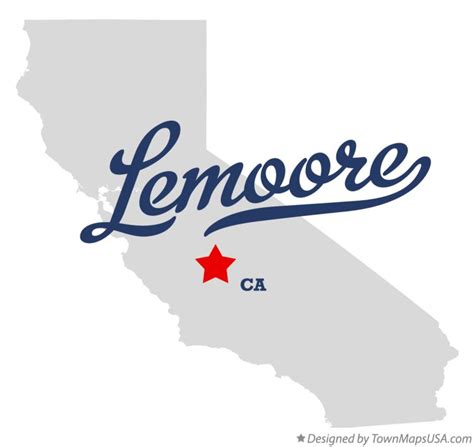 map  lemoore ca california