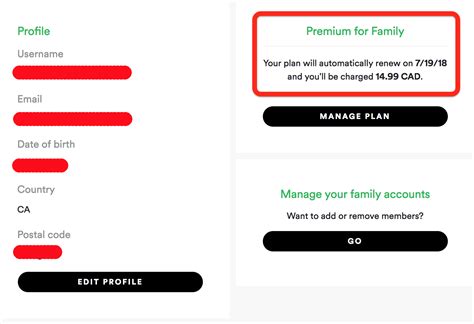 premium family account    user  play  spotify community