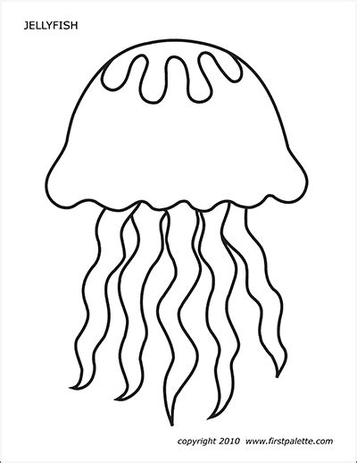 jellyfish printables printable templates