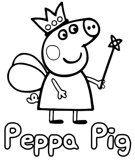 peppa pig coloring bubakids creative bubakidscom