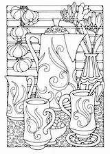 Adults Grown Stamps Digi Colorier Coloriage Embroidery Gateaux Friandises 1901 Zentangles Mandala Imprimer Indulgy Imprimir Poquito Casi sketch template