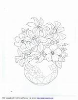 Flower Coloring Dover Book Floral Sheets Choose Board Drawing sketch template