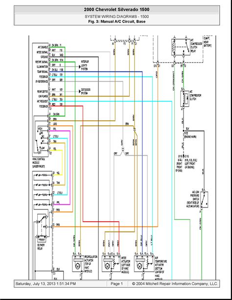 silverado ac wiring diagram wiring diagram