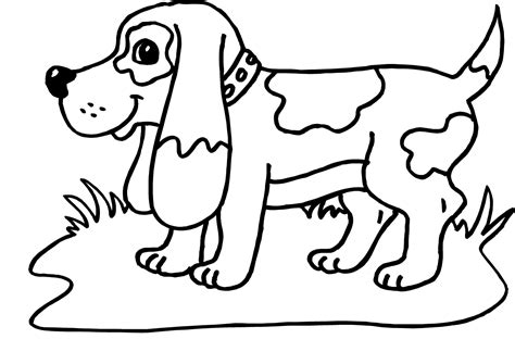 basset hound coloring pages