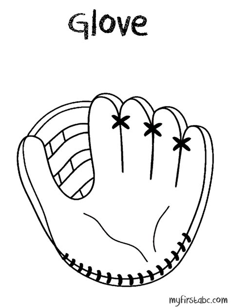baseball glove template printable printable templates