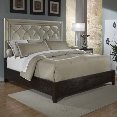 elegant french couture leather king size bed beds bed frames