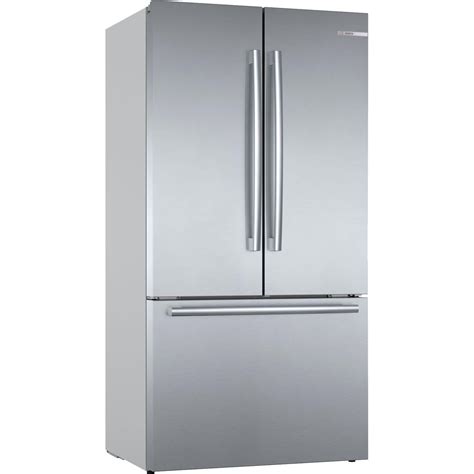 bosch   series french door bottom mount easy clean refrigerator stainless steel