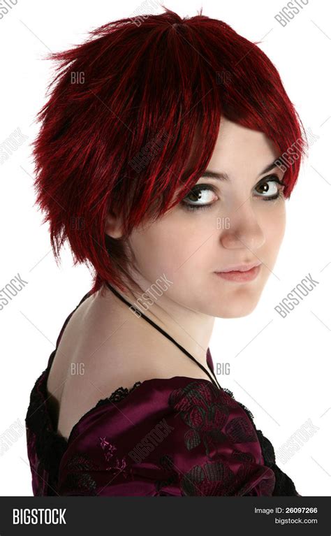 beautiful teen girl short shaggy image and photo bigstock