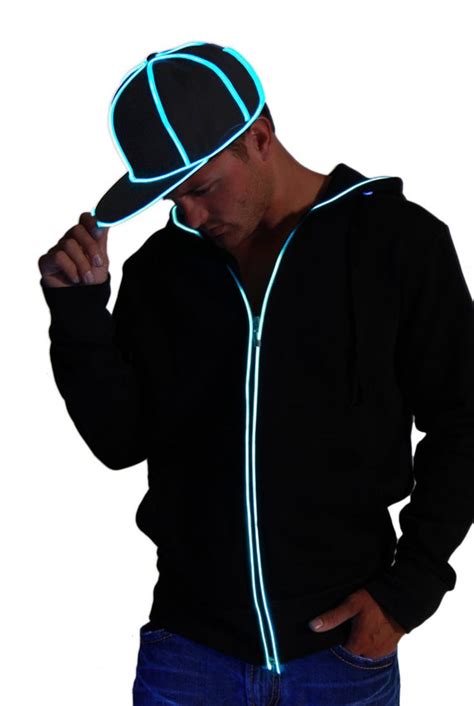 light  led hoodie sweatshirt  ultra bright  neonnancy