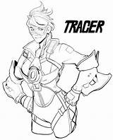 Overwatch Oxton sketch template