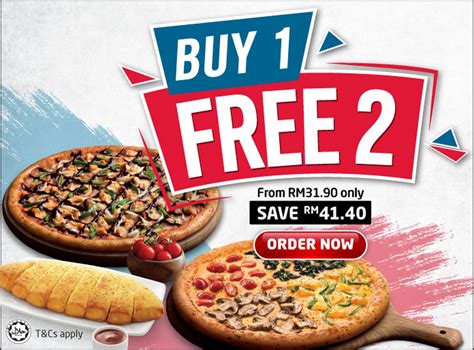 dominos  double promo   regular pizza  rm  buy    promo everydayonsales