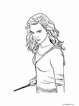 Hermione Granger Adults sketch template