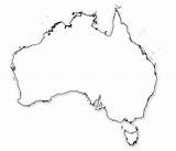 Australia Map Outline Drawing Getdrawings Blank Drawings sketch template