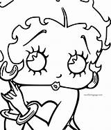 Betty Boop Coloring Think Wecoloringpage Pages sketch template