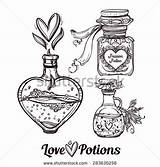 Potion Potions Thebeautyhours sketch template