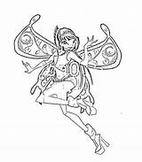Winx Coloring Pages Club Musa Flora Print Enchantix Kids Color Colouring Getdrawings Drawing Harmonix sketch template