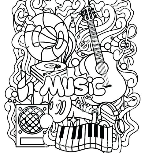 instrument coloring pages  getdrawings