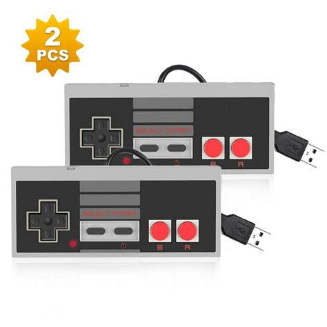 tsv pcs usb controller fit  nintendo nes game wired controller gamepad ft compatible