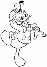 Donald Duck Coloring Pages Color Print Mouse sketch template