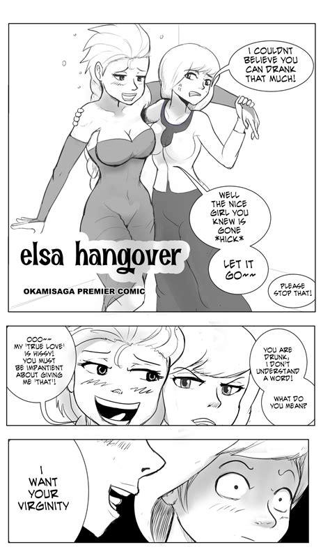 elsa hangover page 1 7 by okamisaga hentai foundry