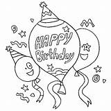 Birthday Coloring Pages Barbie Getcolorings Happy Print sketch template