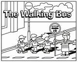 Crossing Guard Coloring Pages Safety Road School sketch template