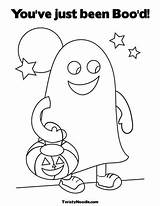 Coloring Boo Ve Been Halloween Pages Choose Board sketch template
