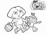 Dora Boots Exploradora Aventureira Everfreecoloring Berbagi Ad4 sketch template