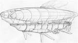 Airship Hms sketch template