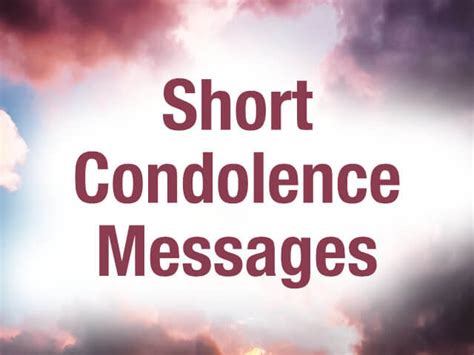 short condolence messages  condolence card messages