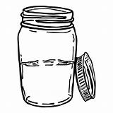 Moonshine Jar Jug sketch template