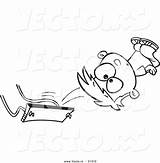 Falling Cartoon Coloring Swing Boy Off Vector Outlined 1024 Designlooter 51kb Leishman Ron sketch template
