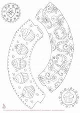 Cupcake Coloring Wrappers Toppers Printable Firstcommunion Ohmyfiesta sketch template