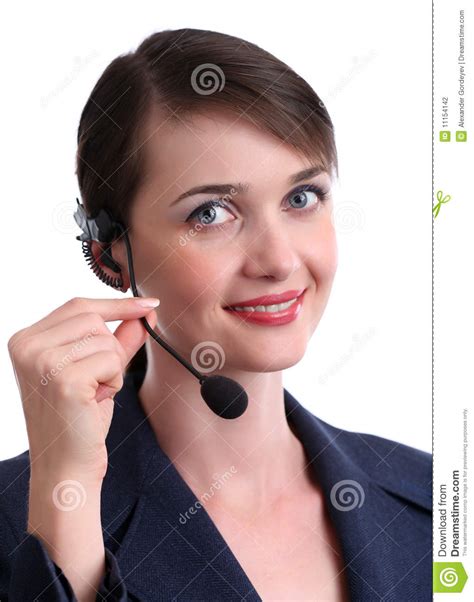 customer service agent stock photo image  person office