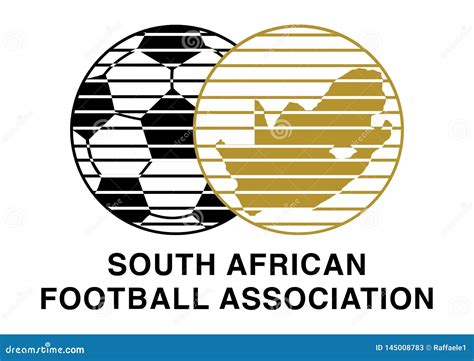 national south african football logo editorial stock photo