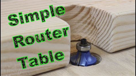 diy simple router table youtube diy router table diy