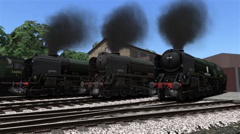 train simulator  bossman games release bulleid light pacific steam locomotive pack